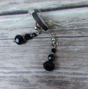Faceted Glass Crystal Earrings